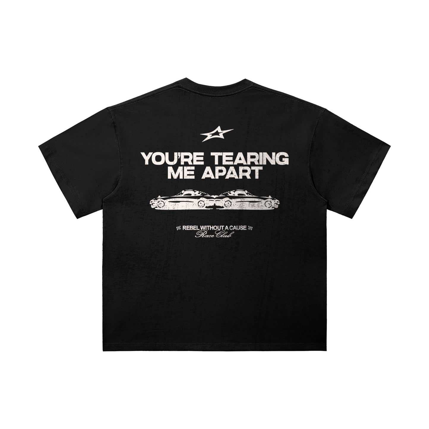 REBEL RACE CLUB | T-SHIRT | VINTAGE BLACK